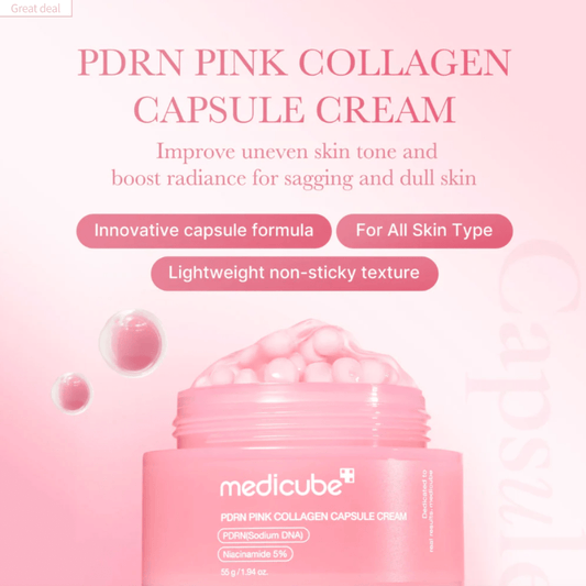 Medicube PDRN Pink Collagen Capsule Cream 55g - The Face Method