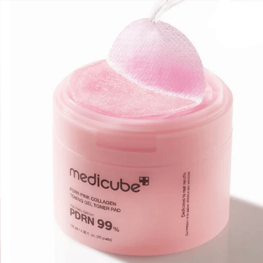 Medicube PDRN Pink Collagen Toning Gel Toner Pad 120ml/70ea - The Face Method