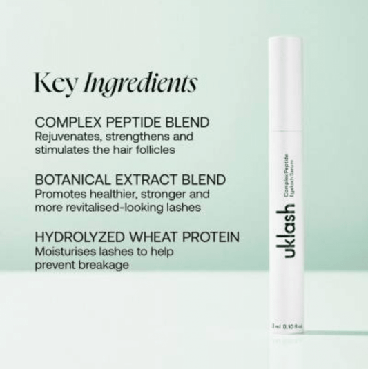 UKLASH Complex Peptide Eyelash Serum 3ml - The Face Method
