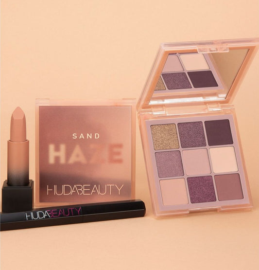 Huda Beauty Sand Haze Obsessions Palette - The Face Method