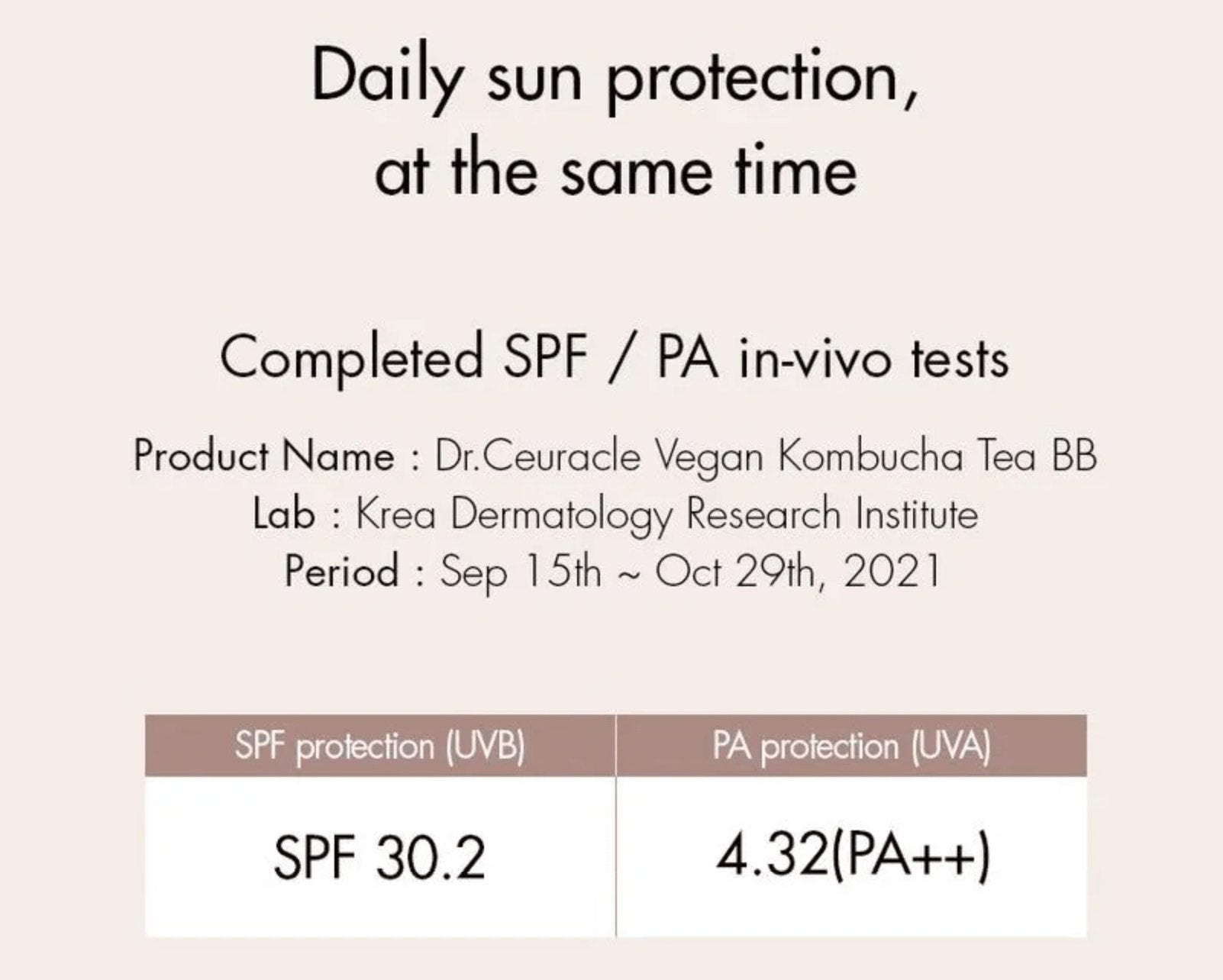 Dr Ceuracle Vegan Kombucha Tea BB 30ml SPF30 - The Face Method