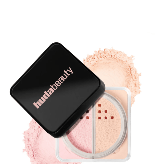 Huda Beauty Easy Bake Loose Powder Duo 13g - Cherry Peach - The Face Method