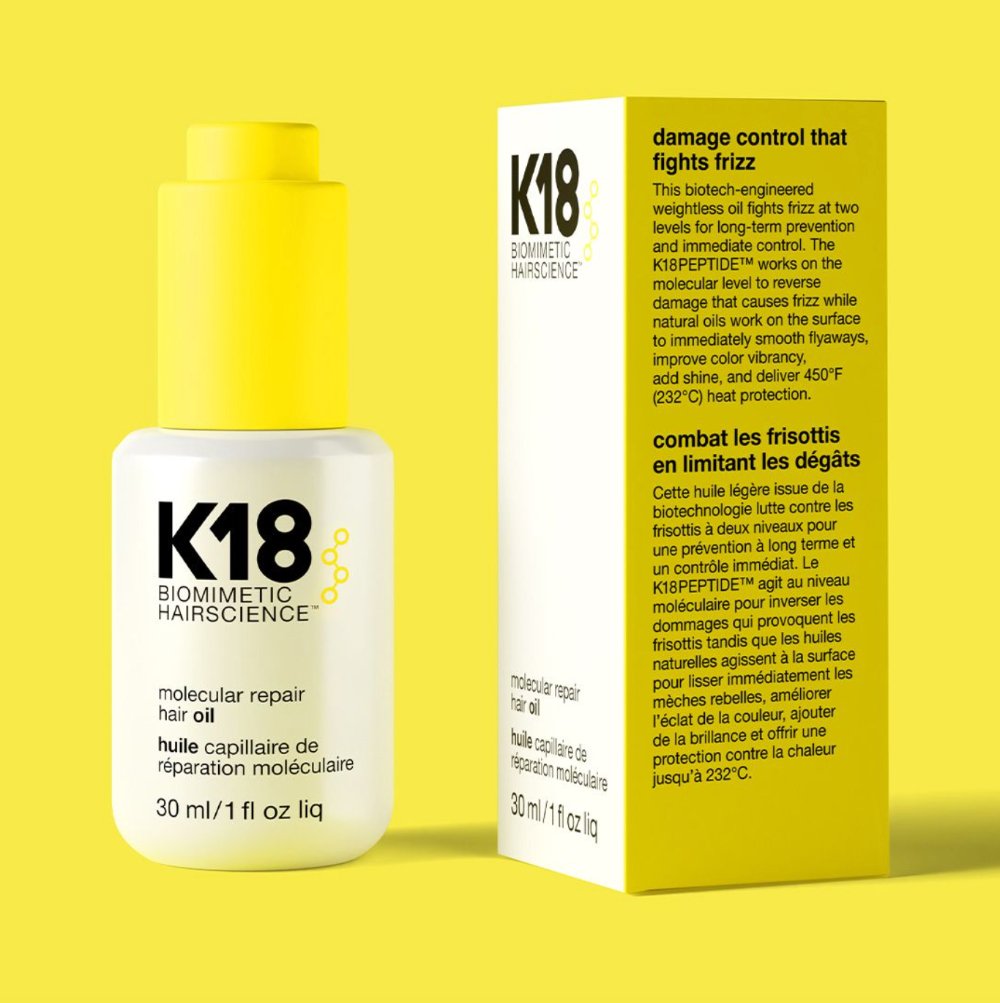 K18 Molecular Repair Hair Oil 30ml - The Face Method