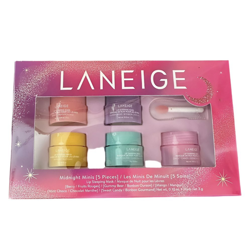 LANEIGE Midnight Minis Set - Lip Sleeping Mask - The Face Method