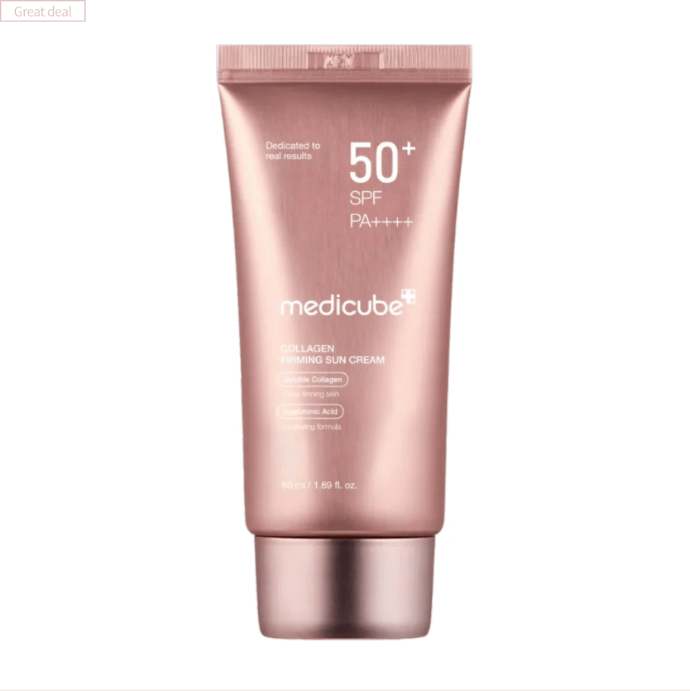 Medicube Collagen Firming Sun Cream SPF50+ PA++++ - 50ml - The Face Method