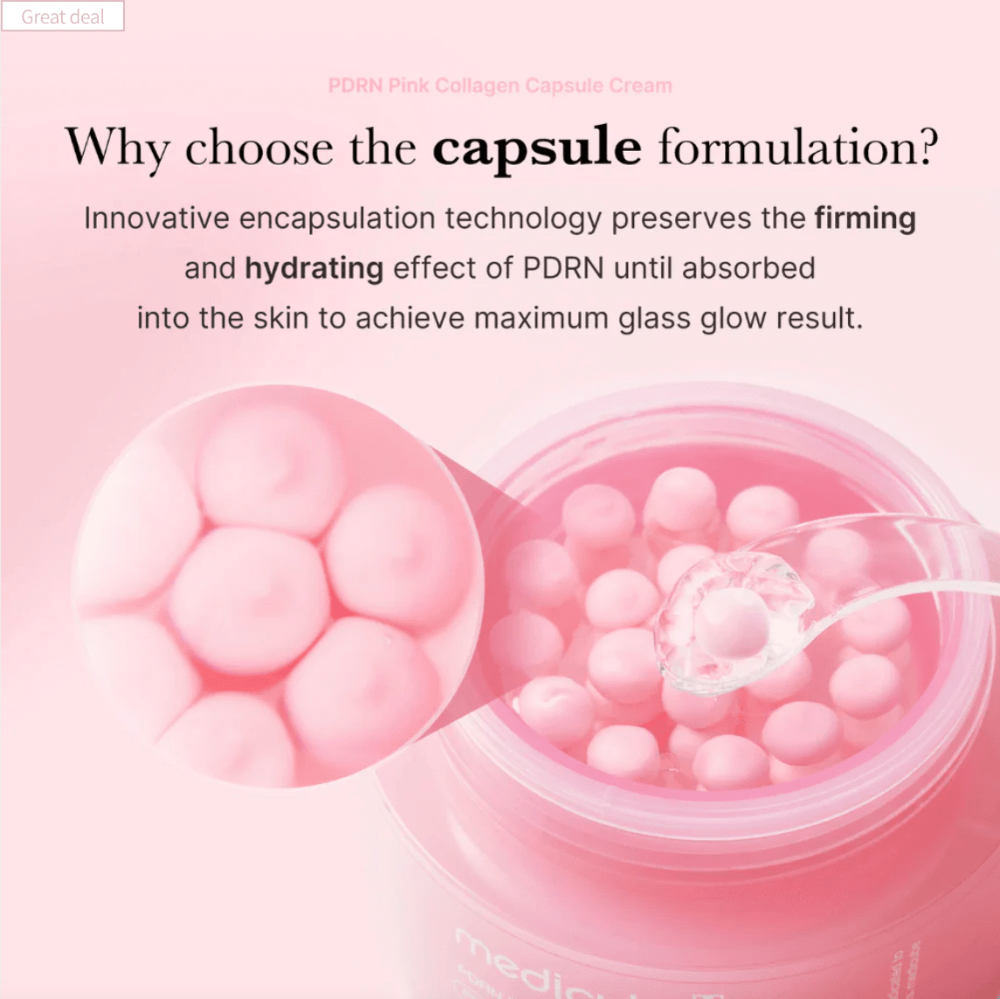 Medicube PDRN Pink Collagen Capsule Cream 55g - The Face Method