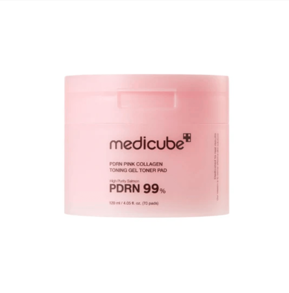 Medicube PDRN Pink Collagen Toning Gel Toner Pad 120ml/70ea - The Face Method