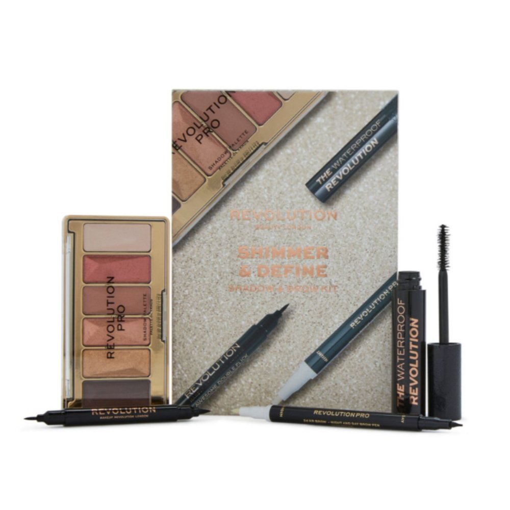 Revolution Shimmer & Define Makeup Gift Set - The Face Method