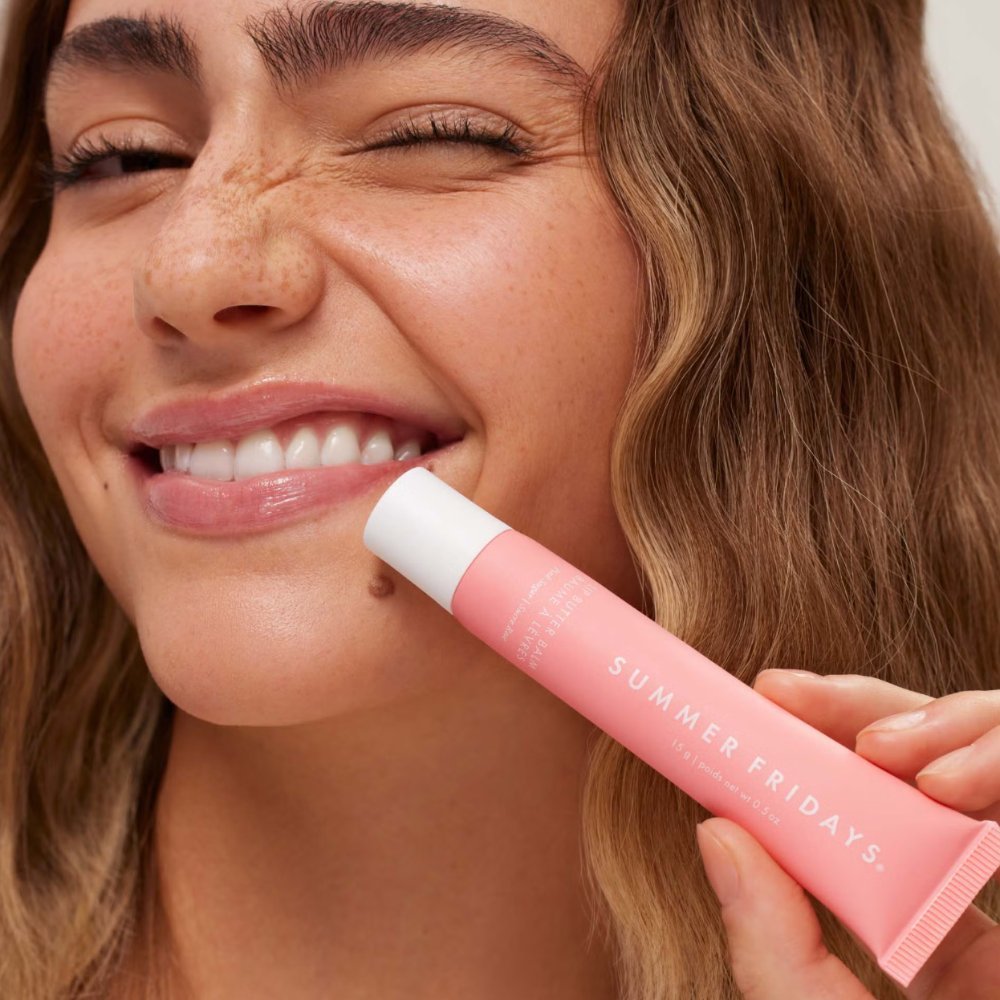 SUMMER FRIDAYS Lip Butter Balm 15g - Pink Sugar - The Face Method