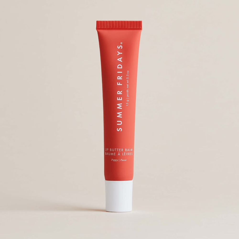 SUMMER FRIDAYS Lip Butter Balm 15g - Poppy - The Face Method