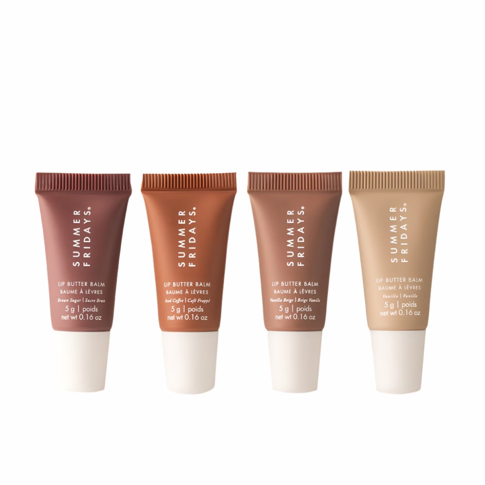 SUMMER FRIDAYS The Mini Neutrals Lip Butter Balm Set - The Face Method