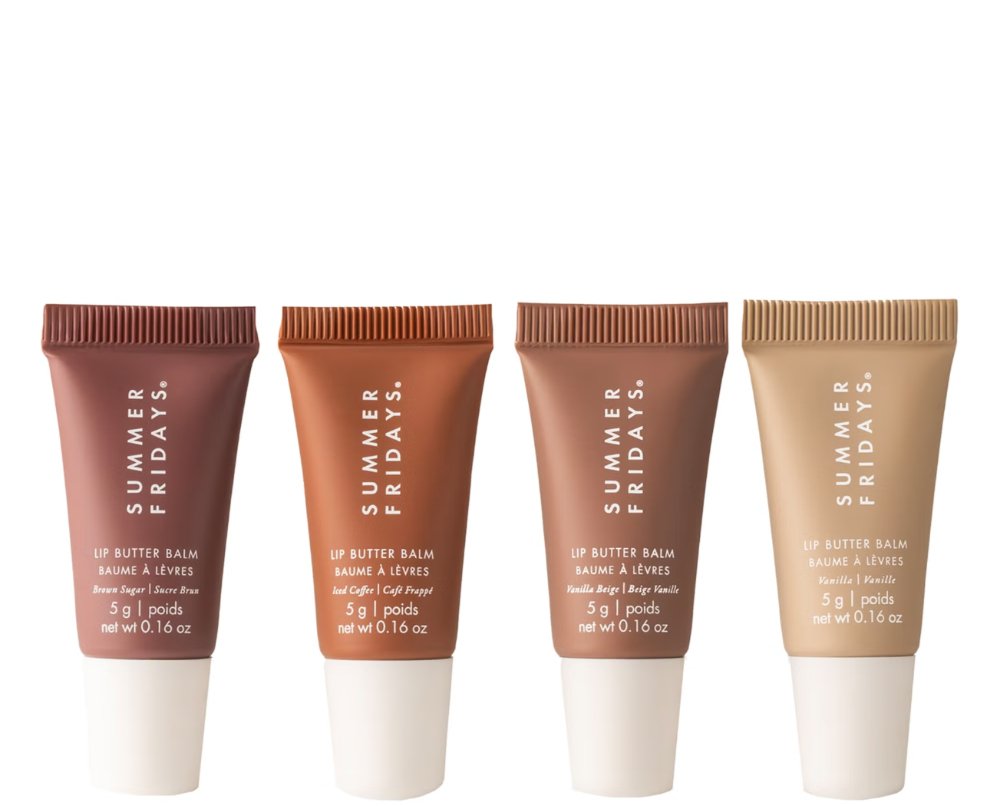 SUMMER FRIDAYS The Mini Neutrals Lip Butter Balm Set - The Face Method