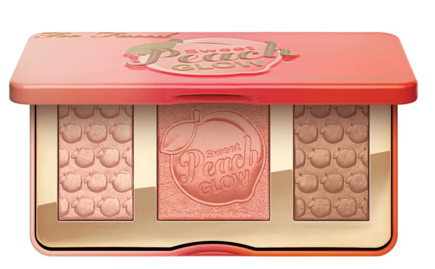 Too Faced Sweet Peach Glow Palette - The Face Method