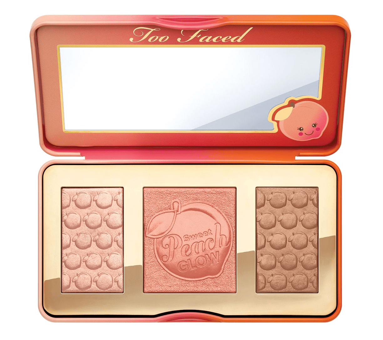 Too Faced Sweet Peach Glow Palette - The Face Method