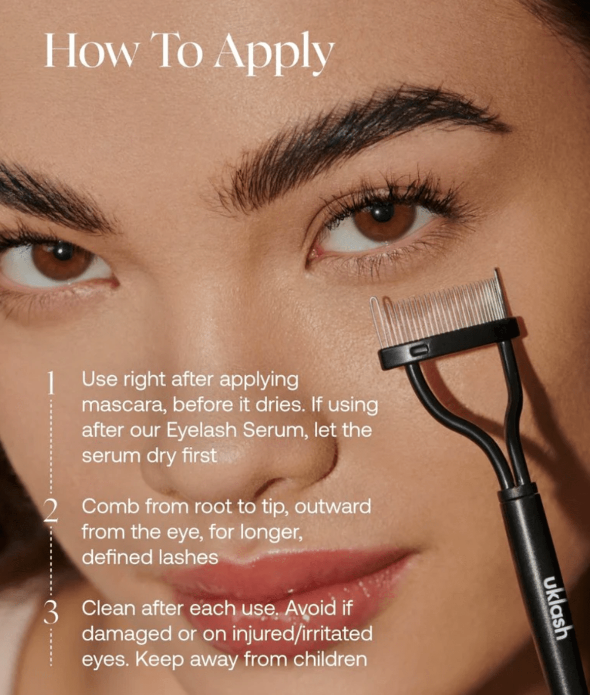UKLASH Lash Separator - The Face Method