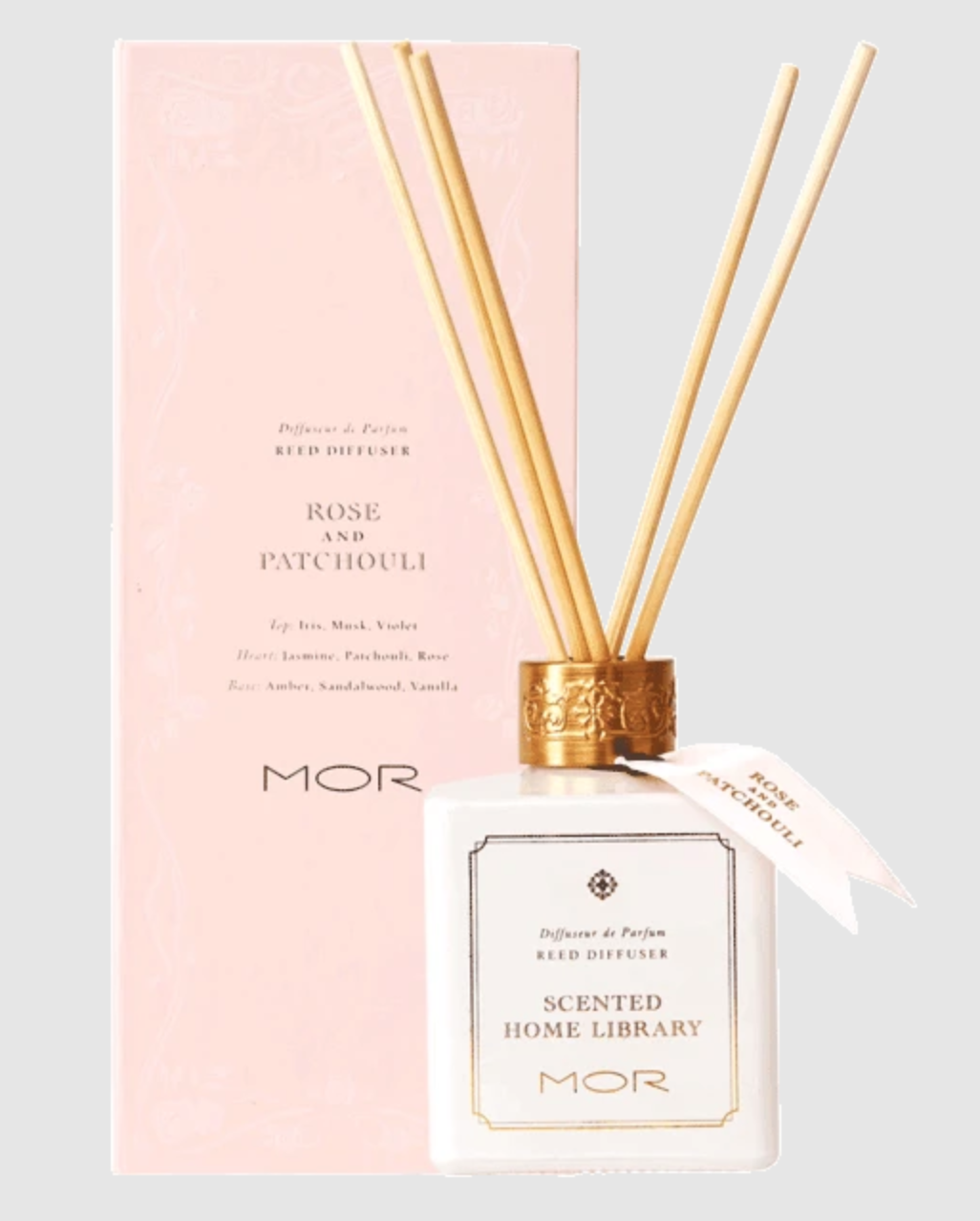 MOR Limited Edition Rose & Patchouli Reed Diffuser 180ml - The Face Method