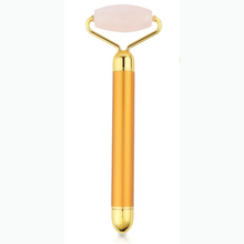 Load image into Gallery viewer, Aucucci Vibration Face Roller - Rose Quartz/Jade - The Face Method
