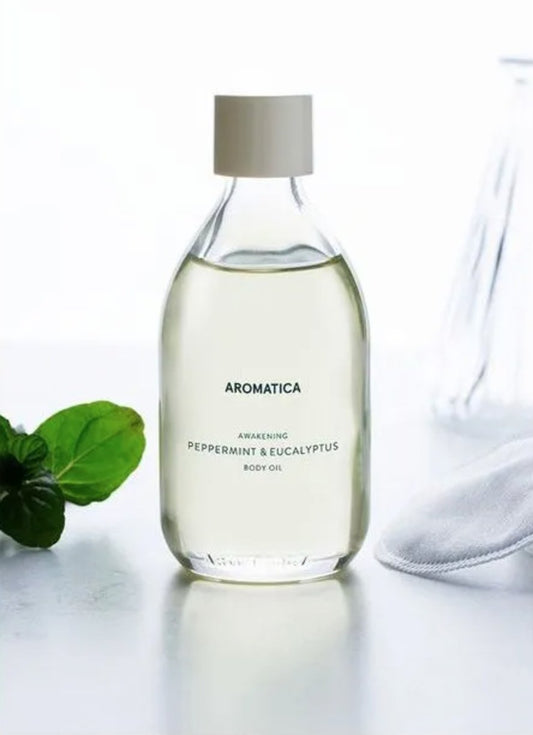 AROMATICA - Awakening Body Oil Peppermint & Eucalyptus 100ml - The Face Method