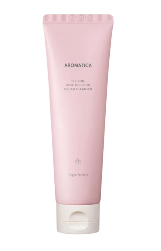 AROMATICA - Reviving Rose Infusion Cream Cleanser 145g - The Face Method