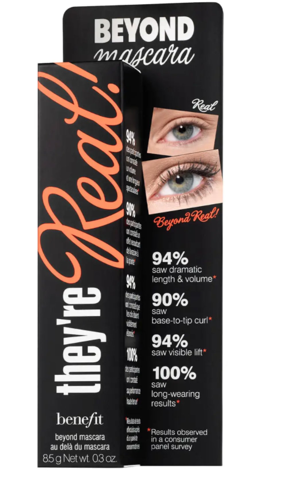 Benefit They're Real Lengthening Mascara Black - The Face Method