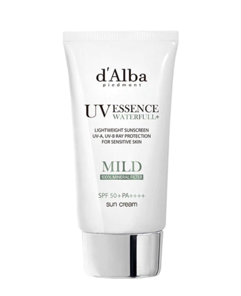 d'Alba PIEDMONT - Waterfull Essence MILD Sun Cream SPF50+ PA++++ 50ml - The Face Method