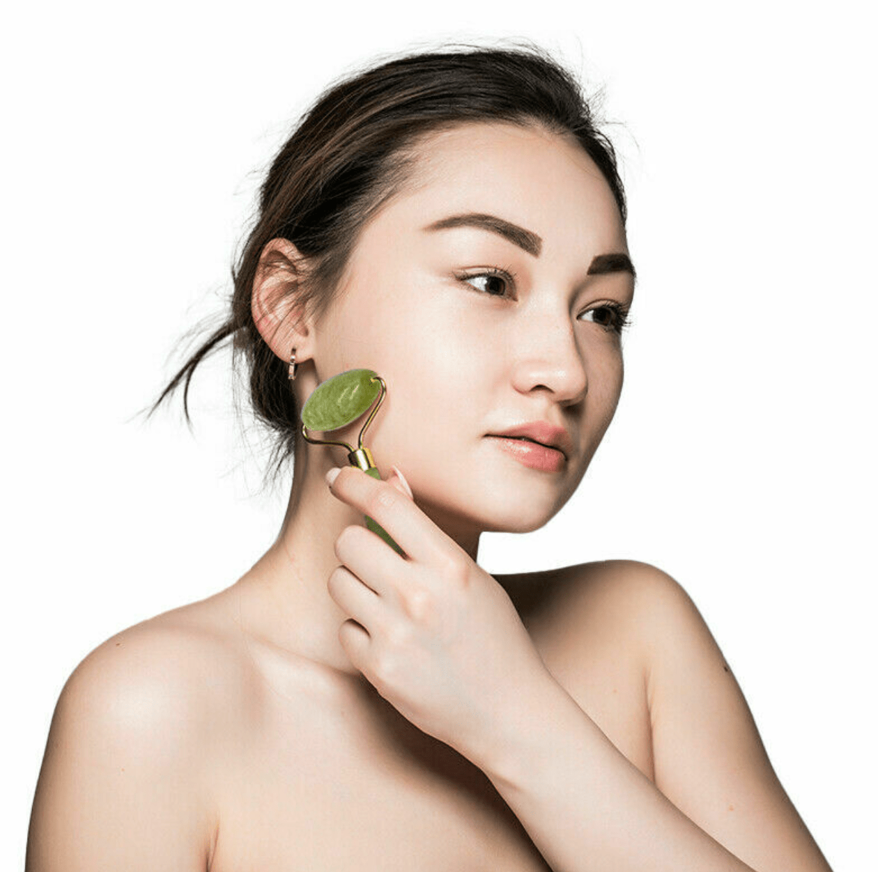 Genuine Natural Stone Facial Roller in Gift Box - Dual Ended - The Face Method