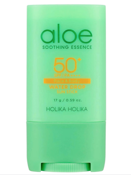 HOLIKA HOLIKA - Aloe Water Drop Sun Stick SPF50+ PA++++ 17g - The Face Method