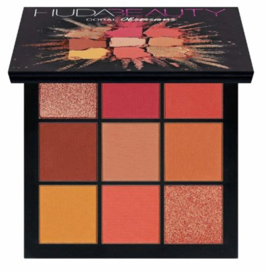 Huda Beauty Coral Obsessions Palette - The Face Method