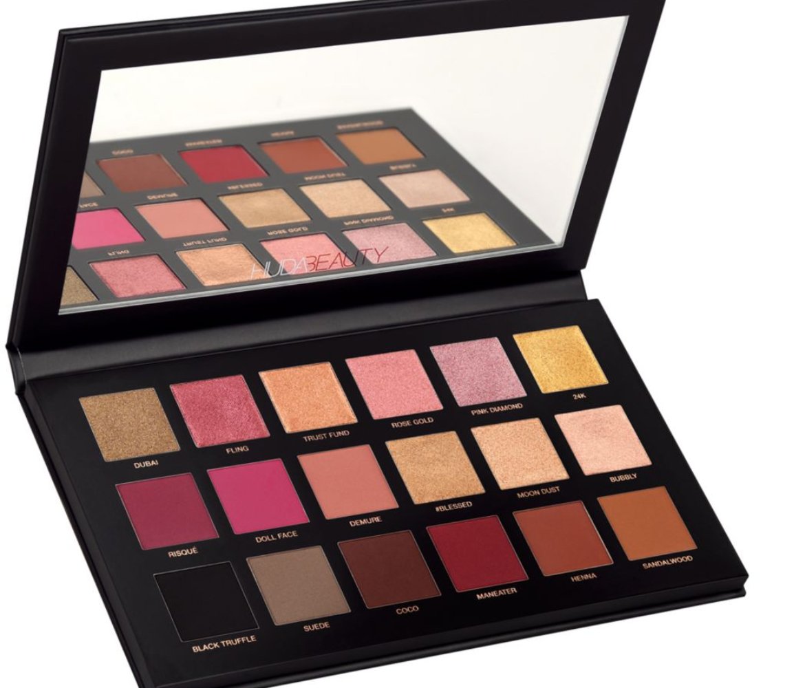 Huda Beauty Eyeshadow Palette Rose Gold Remastered - The Face Method