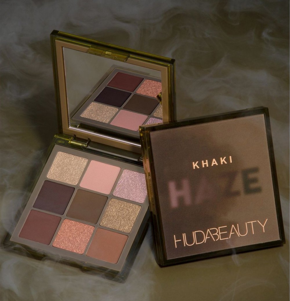 Huda Beauty Khaki Haze Obsessions Palette - The Face Method