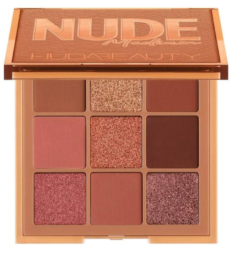 Huda Beauty Medium Nude Obsessions Palette - The Face Method
