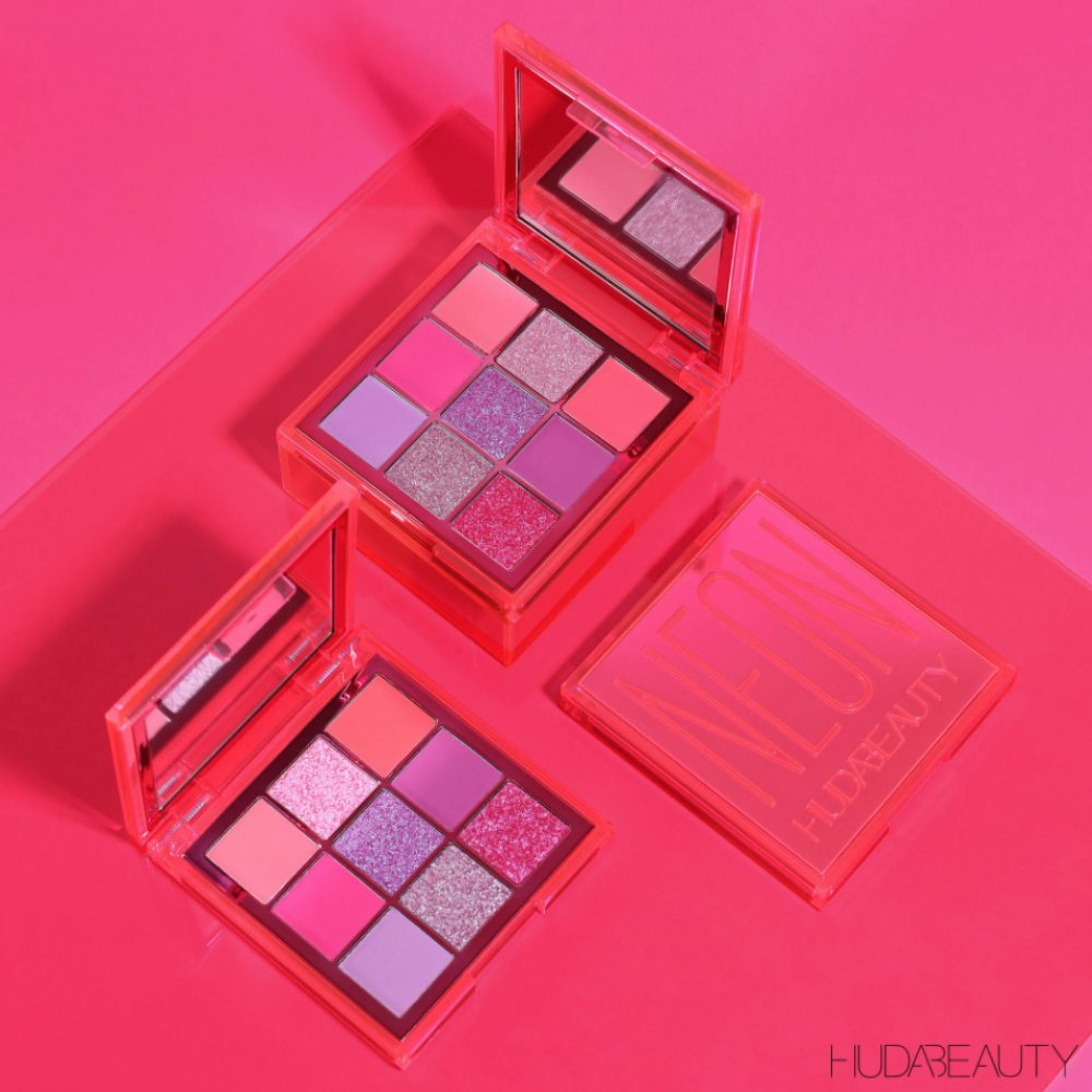 Huda Beauty NEON Pink Obsessions Palette - The Face Method