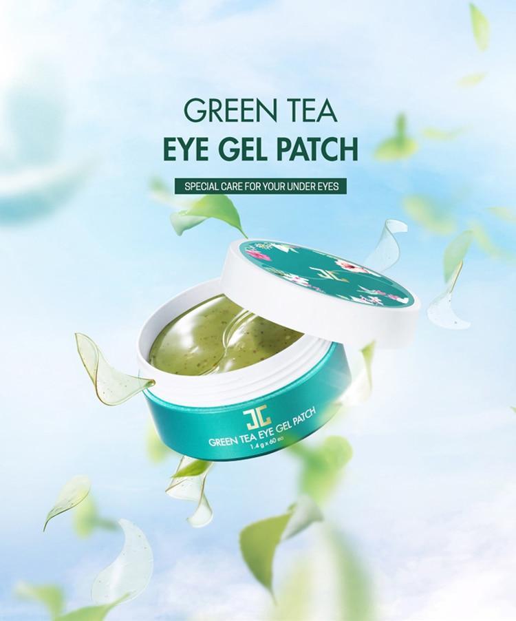 JAYJUN Green Tea / Roselle Hydrogel Eye Gel Patch 60pcs - The Face Method