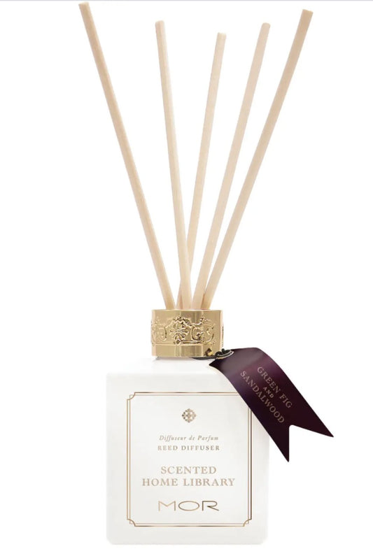 MOR Limited Edition Green Fig and Sandalwood Reed Diffuser 180ml - The Face Method