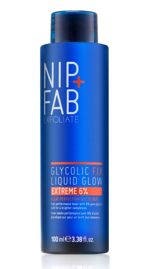 NIP+FAB Glycolic Fix Liquid Glow Extreme XXL Tonic 100ml - The Face Method