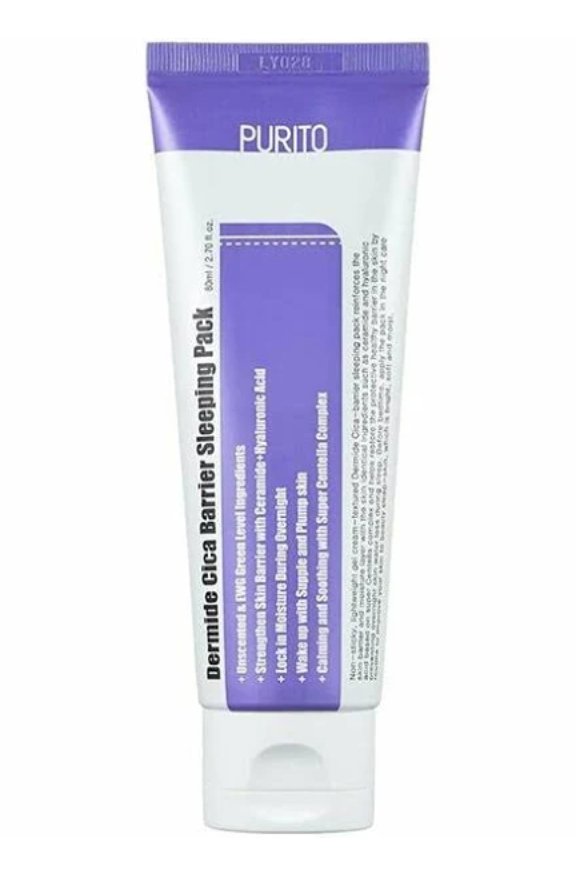 PURITO - Dermide Cica Barrier Sleeping Pack 80ml - The Face Method