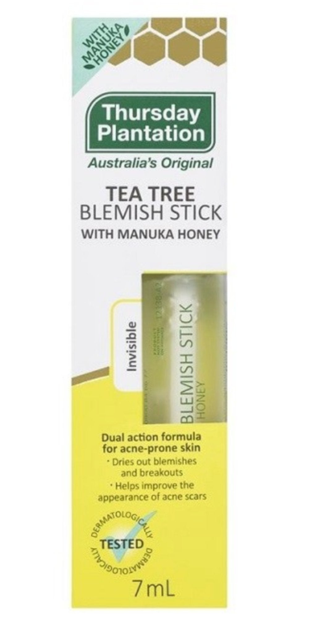 Thursday Plantation Tea Tree Blemish Stick Invisible 7ml - The Face Method