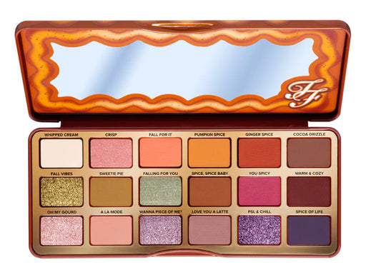 Too Faced Pumpkin Spice Eyeshadow Palette - The Face Method