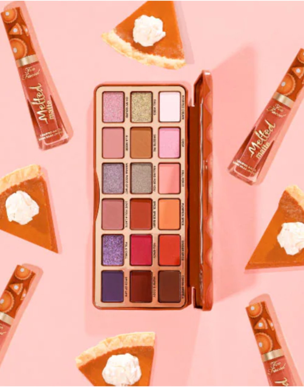 Too Faced Pumpkin Spice Eyeshadow Palette - The Face Method