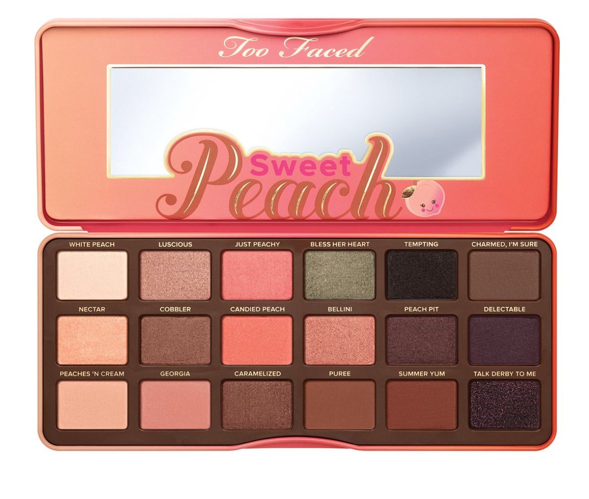 Too Faced Sweet Peach Eyeshadow Collection - The Face Method